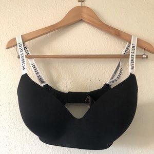 Victoria secret wireless T shirt bra Black